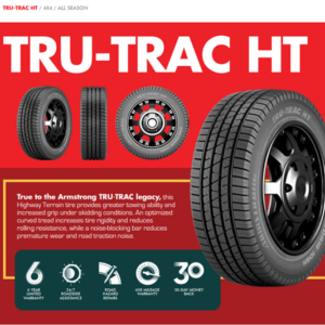 LT275/70R18 ARMSTRONG TRU-TRAC H/T 125/122S 10PLY 65K+ ROAD HAZARD